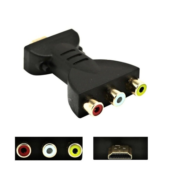 Převodník HDMI na AV až 3 RGB RCA Video Audio Adapter