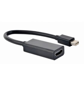 GEMBIRD A-MDPM-HDMIF-02 adapter mini displayport HDMI, černá barva