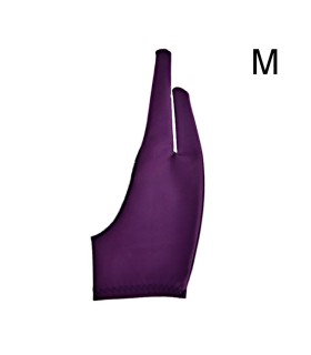 Dvouprstá umělecká rukavice pro kreslení, fialová, vel. M
