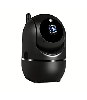 1080p Inteligentní IP kamera 360° s WIFI, černá barva