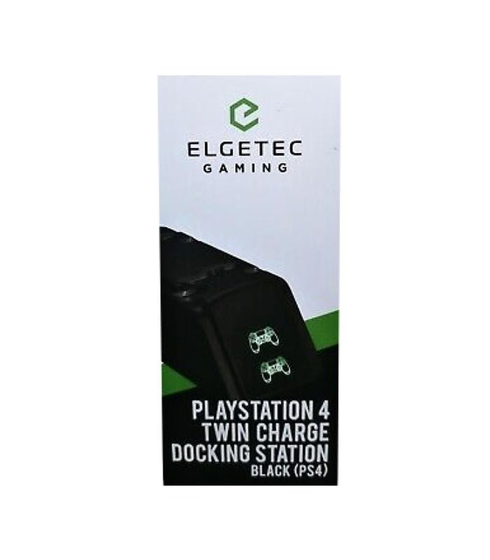 PS4 Duální dokovací stanice, ELGETEC nabíječka pro 2x Dualshock 4