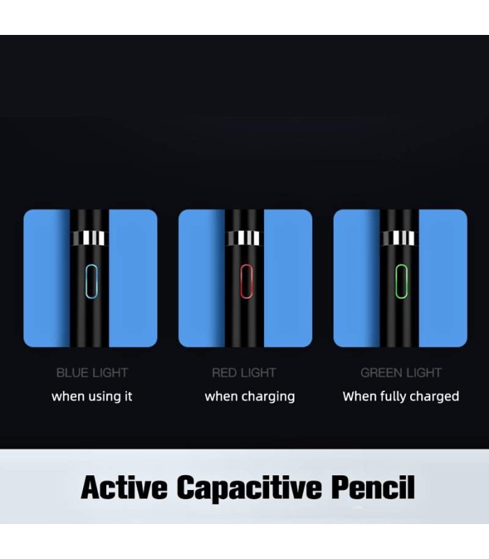 Aktivní univerzální kapacitní dotyková tužka stříbrná, stylus pen pro IOS / Android, Tablet, Mobilní telefony