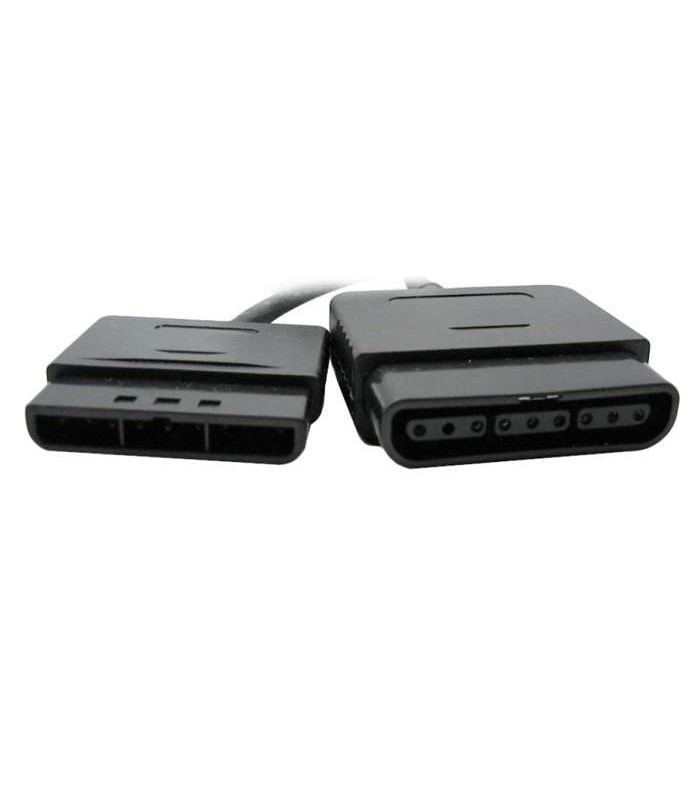Prodlužovací kabel pro ovladač PlayStation 2, PS1/PS2, délka 1.8m, černá barva (PS2)
